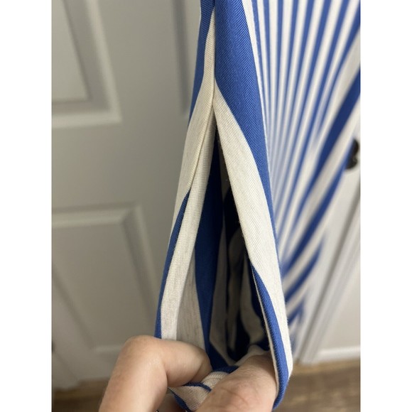 Matilda Jane Women’s Size Small Maxi Dress, Out Of The Blue, Blue & Gray Stripe! - Picture 4 of 6